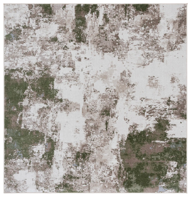 Safavieh Bayside 6'-7" x 6'-7" Rug in Ivory / Green
