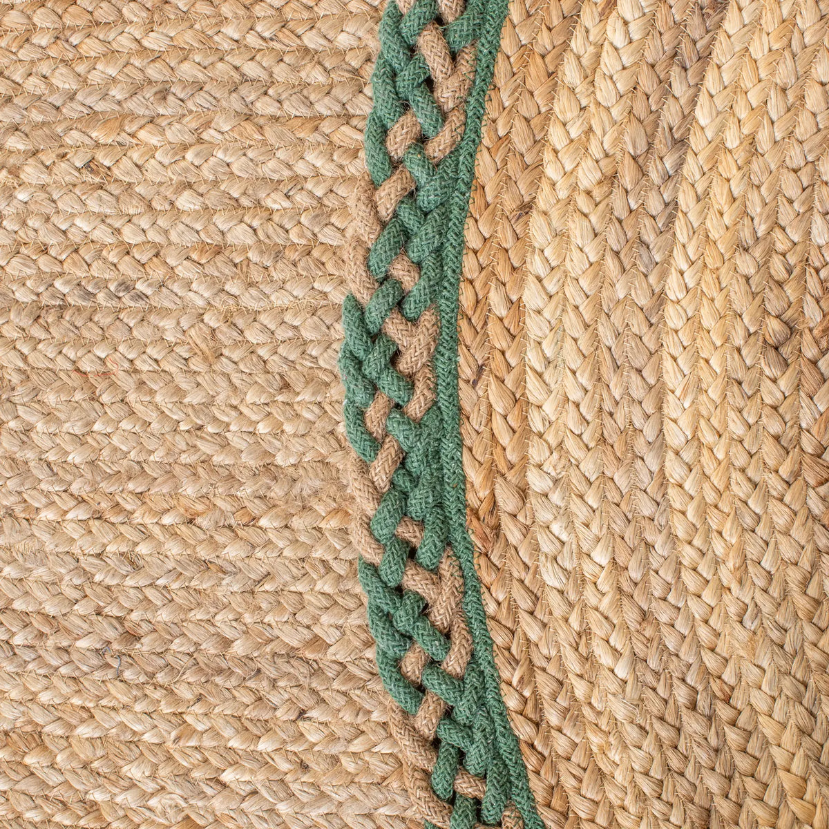 Safavieh Natural Fiber 3'-0" x 5'-0" Rug in Natural / Green