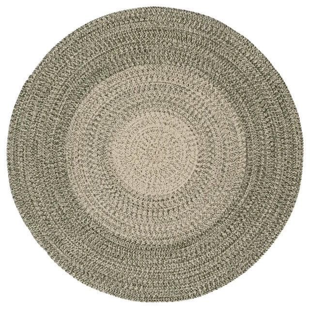 Safavieh Braided 5'-0" x 5'-0" Rug in Beige / Green