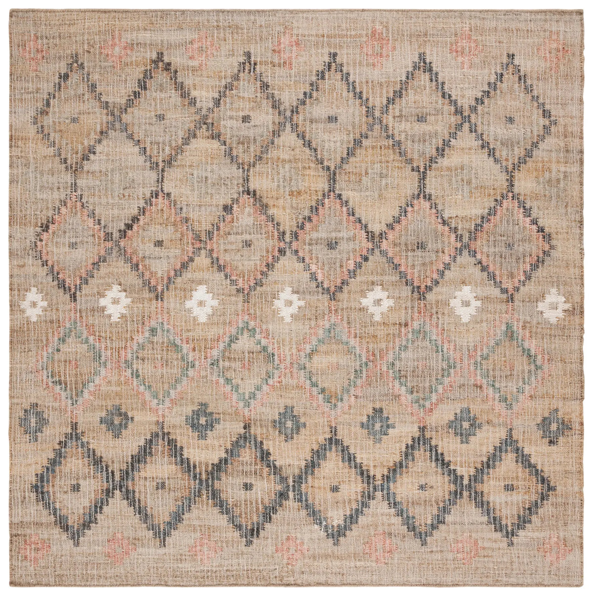 Safavieh Kilim 7'-0" x 7'-0" Rug in Natural / Blue