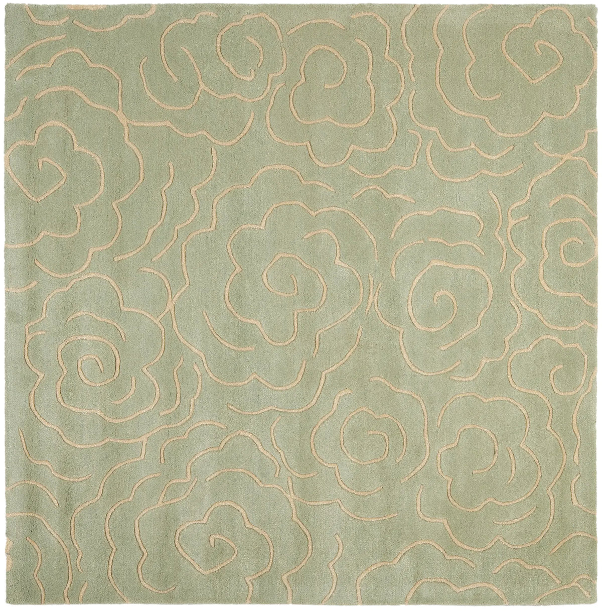 Safavieh Soho 6'-0" x 6'-0" Rug in Soft Lt. Blue / Ivory