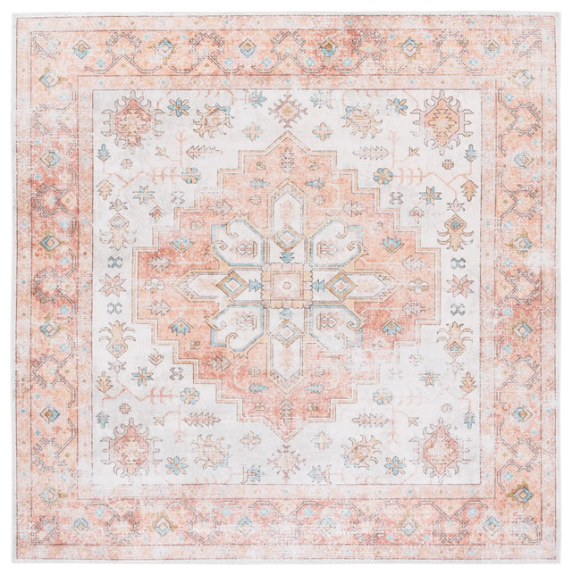 Safavieh Arizona 6'-0" x 6'-0" Rug in Beige / Rust