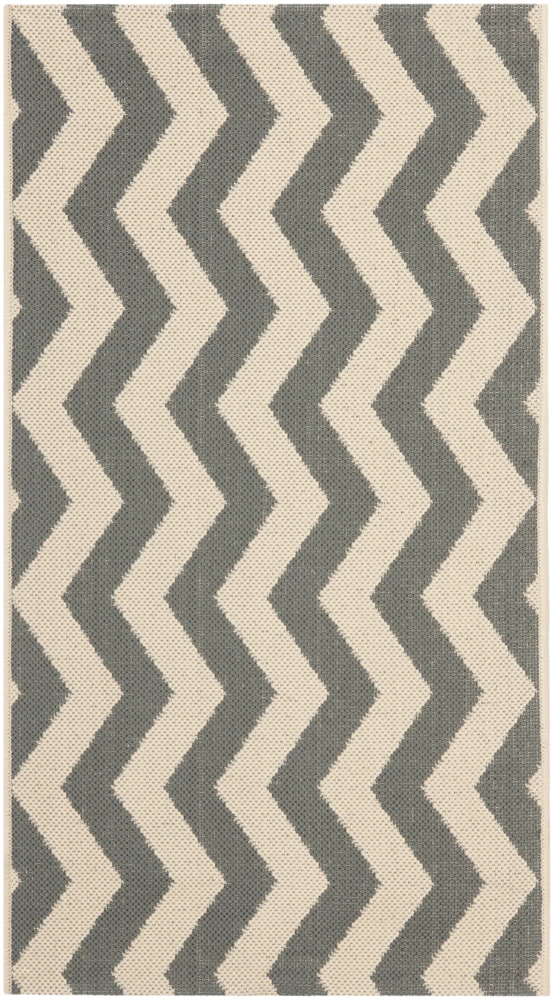 Safavieh Courtyard 2'-0" x 3'-7" Rug in Grey / Beige