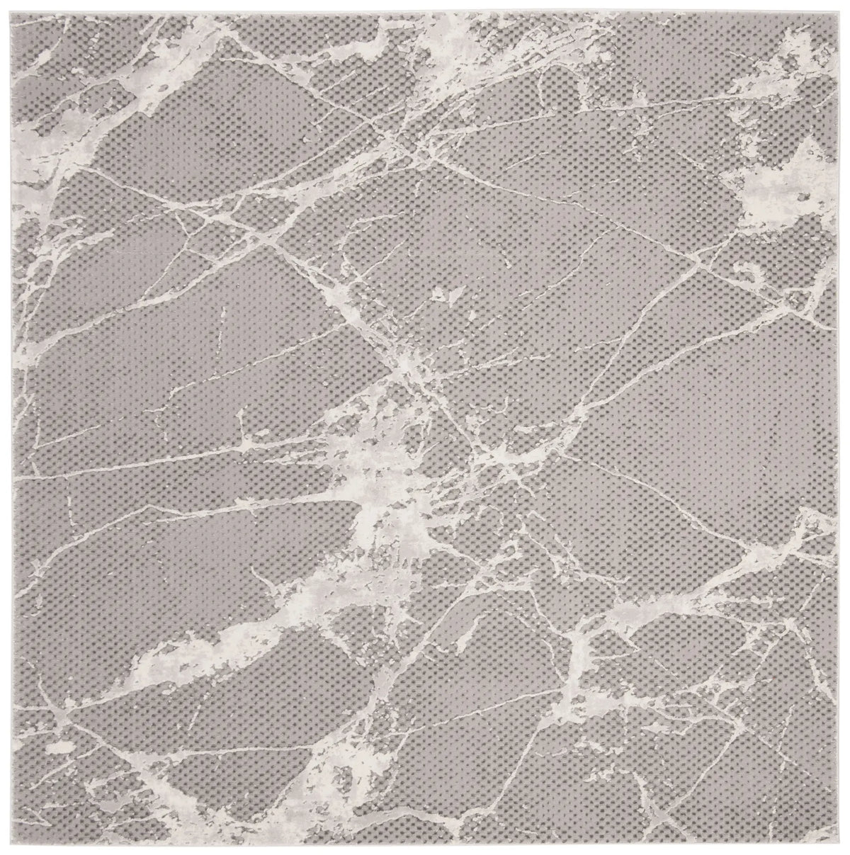 Safavieh Lurex 100 6'-7" x 6'-7" Rug in Grey / Ivory