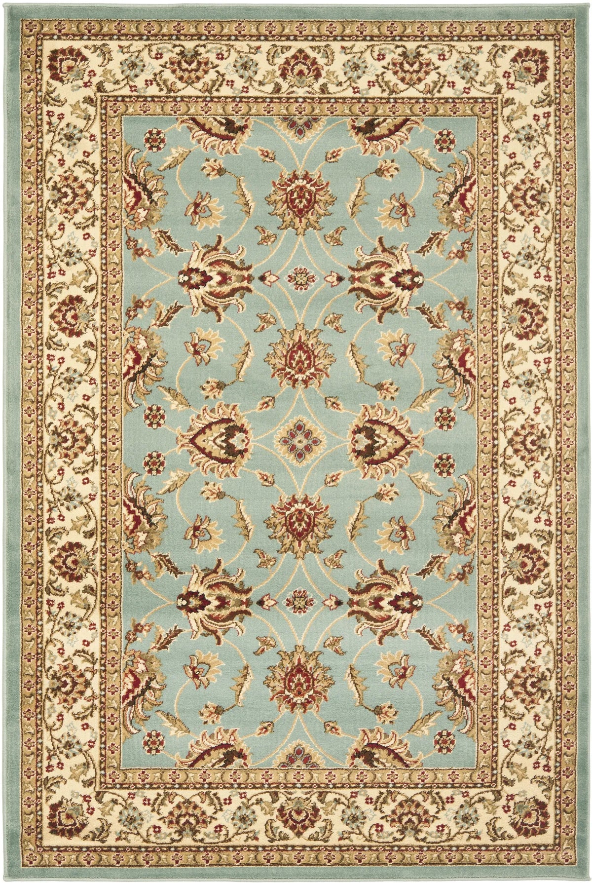 Safavieh Lyndhurst 3'-3" x 5'-3" Rug in Blue / Ivory
