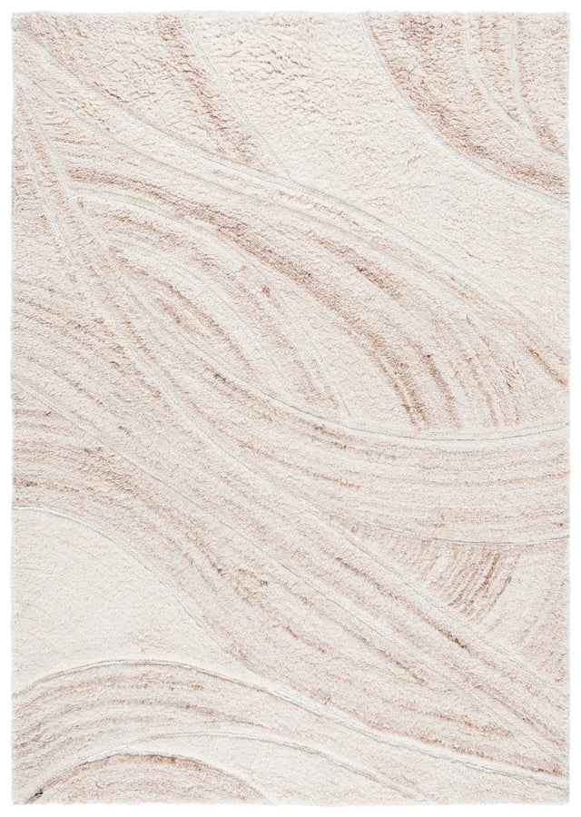 Safavieh Casablanca 4'-0" x 6'-0" Rug in Beige / Ivory