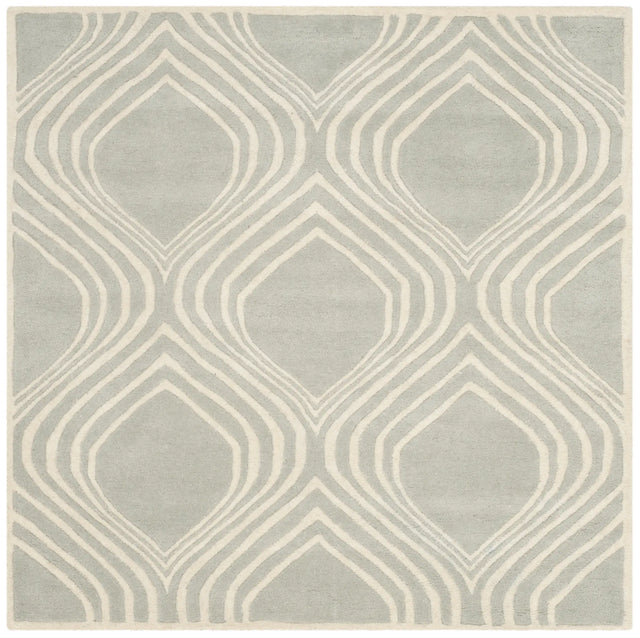 Safavieh Chatham 5'-0" x 5'-0" Rug in Grey / Ivory