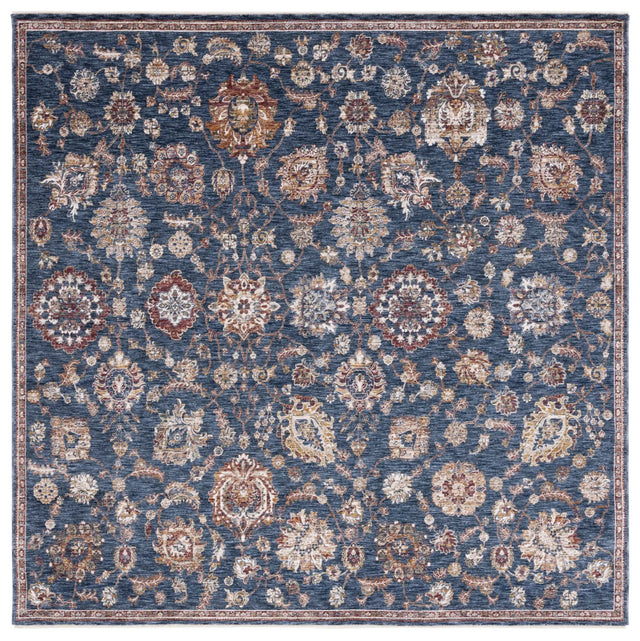 Safavieh Heirloom 700 6'-7" x 6'-7" Rug in Navy / Beige