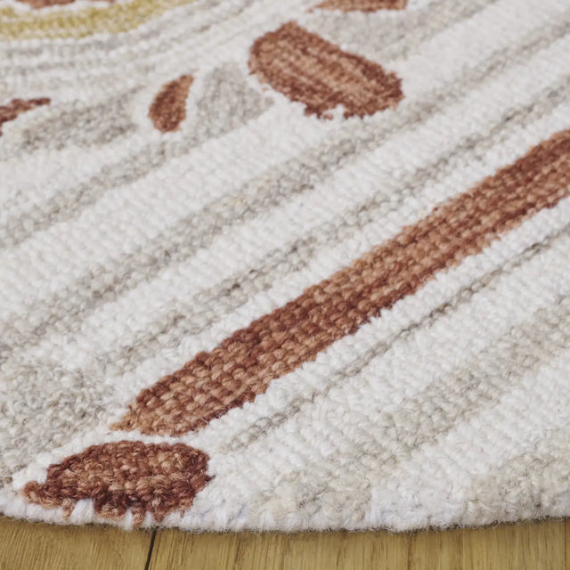 Safavieh Pine 6'-0" x 6'-0" Rug in Beige / Gold