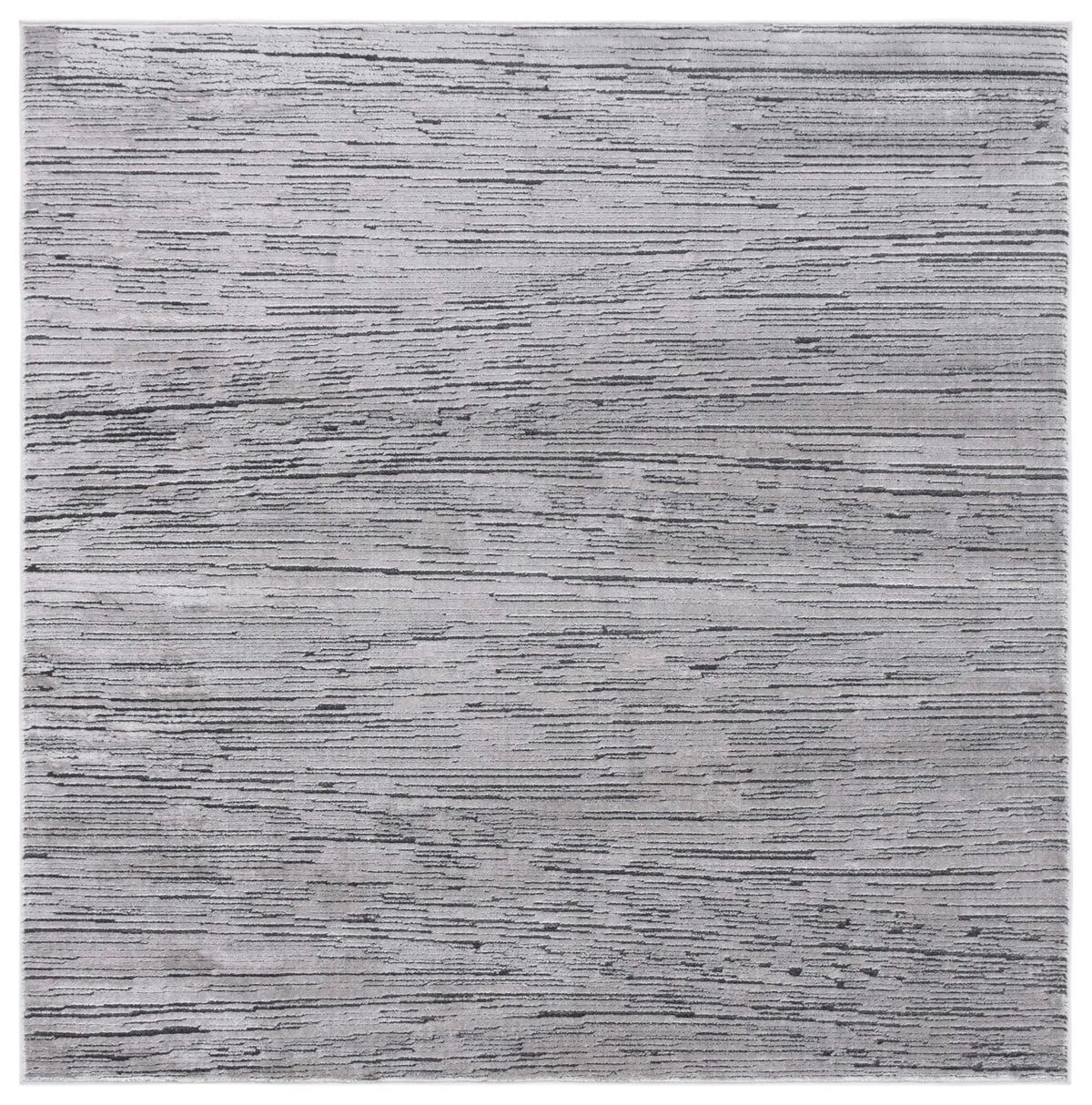Safavieh Whisper 6'-7" x 6'-7" Rug in Grey / Dark Grey