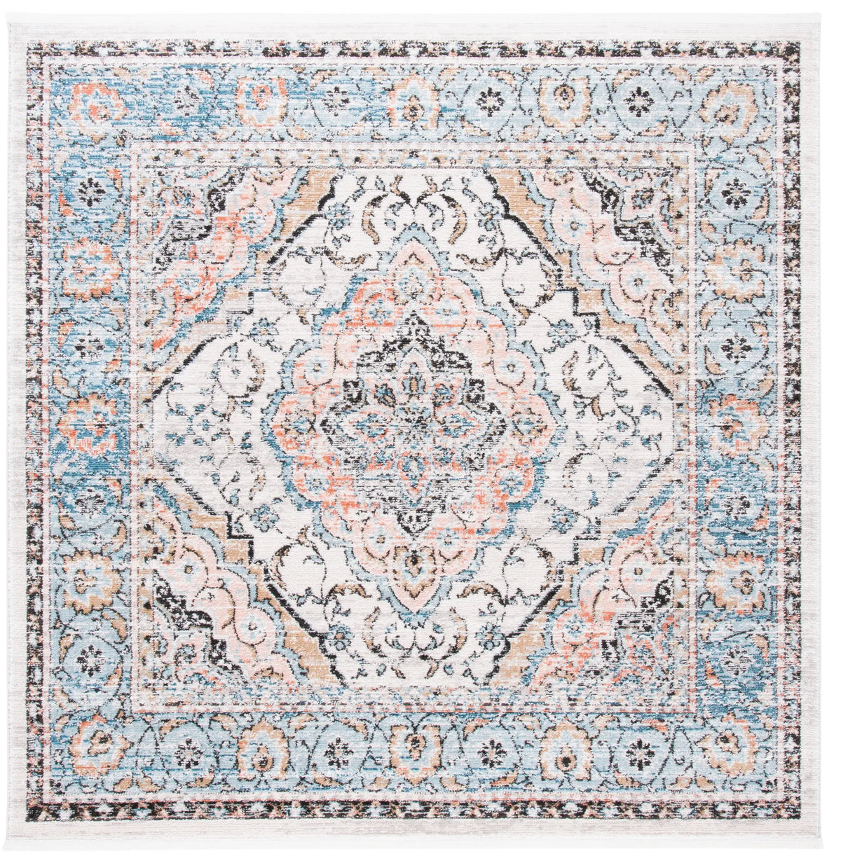 Safavieh Shivan 6'-7" x 6'-7" Rug in Grey / Blue