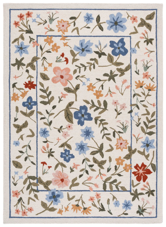 Safavieh Martha Stewart 4'-0" x 6'-0" Rug in Ivory / Green