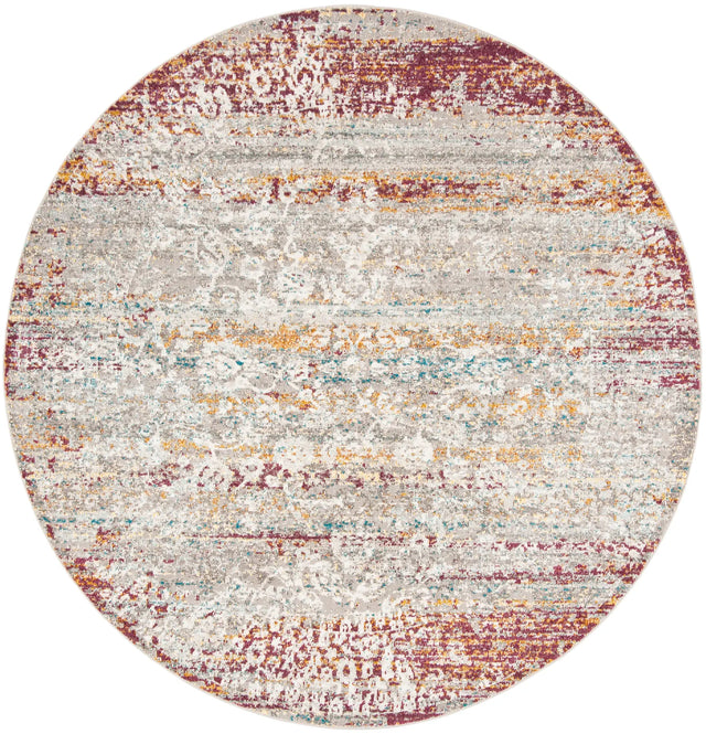 Safavieh Aria 6'-5" x 6'-5" Rug in Red / Creme