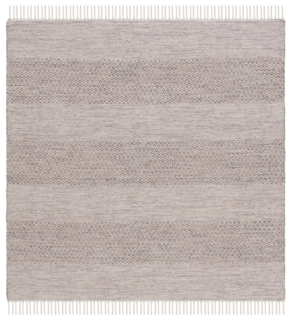Safavieh Montauk 6'-0" x 6'-0" Rug in Ivory / Steel Grey