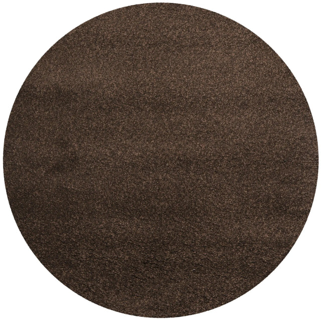 Safavieh Santa Monica Shag 6'-7" x 6'-7" Rug in Brown