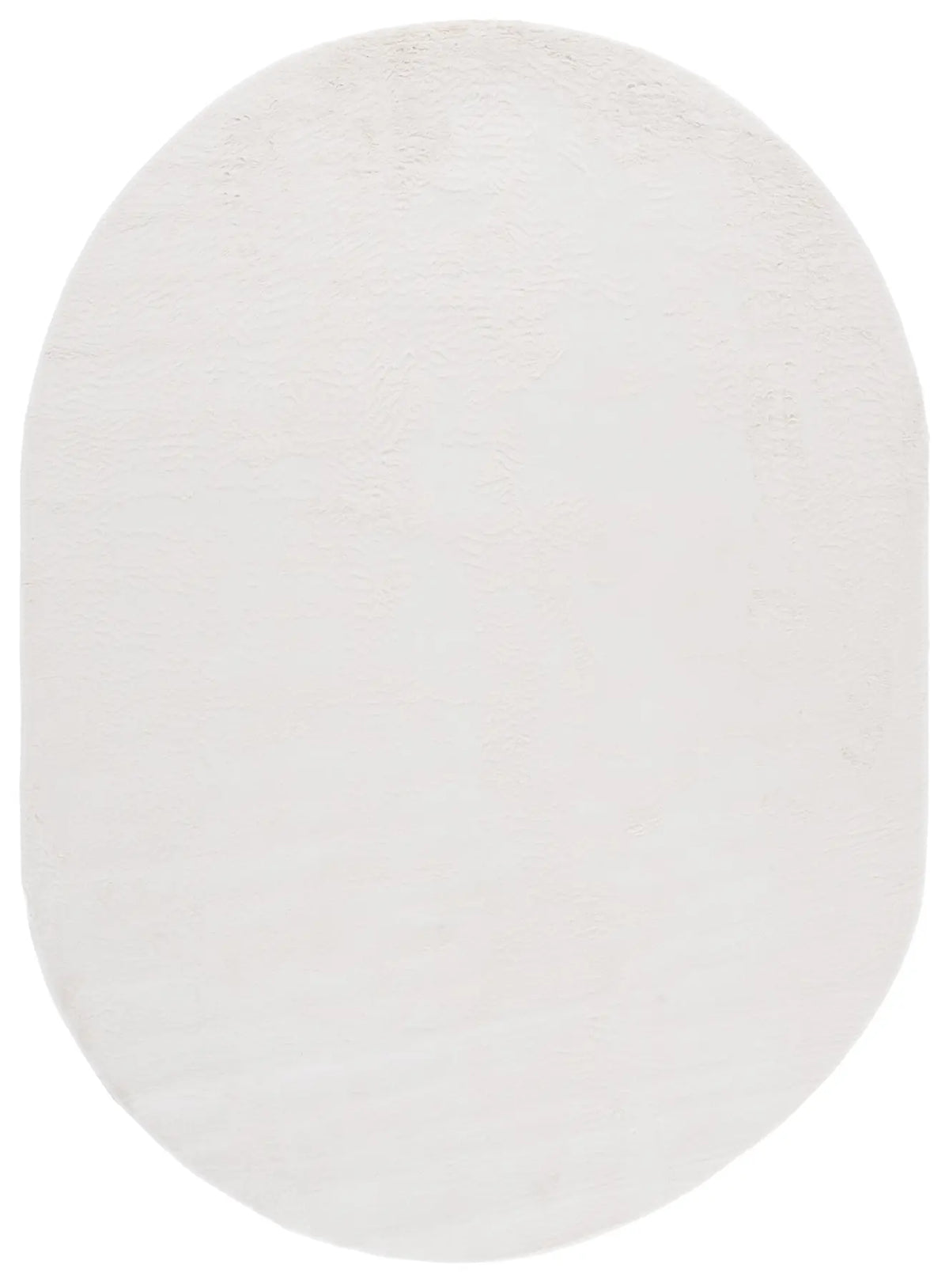 Safavieh Faux Rabbit Fur 5'-0" x 7'-0" Rug in Beige