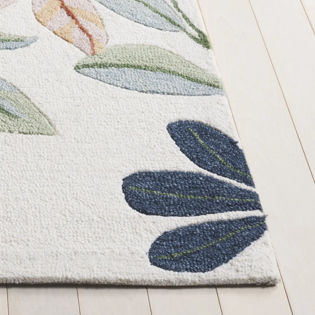 Safavieh Jardin 4'-0" x 6'-0" Rug in Ivory / Blue