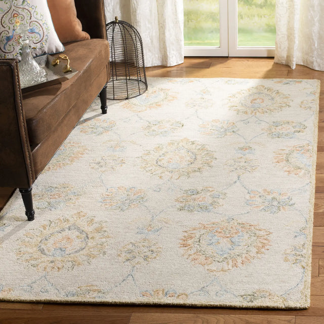 Safavieh Blossom 5'-0" x 8'-0" Rug in Beige / Sage