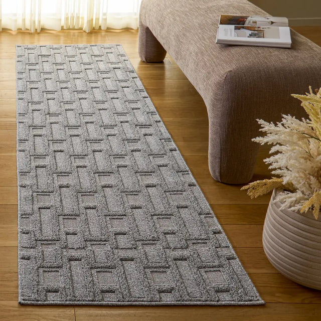 Safavieh Matisse 2'-2" x 8'-0" Rug in Grey / Dark Grey