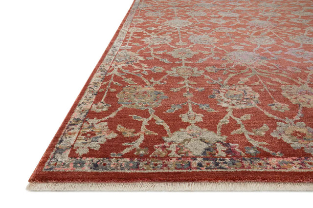 Loloi Giada Gia-05 Red/Multi Rugs - rug corner