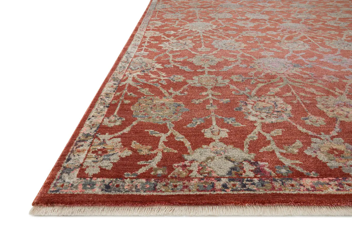 Loloi Giada Gia-05 Red/Multi Rugs - rug corner