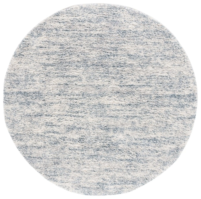 Safavieh Berber Shag 10'-0" x 10'-0" Rug in Ivory / Light Aqua