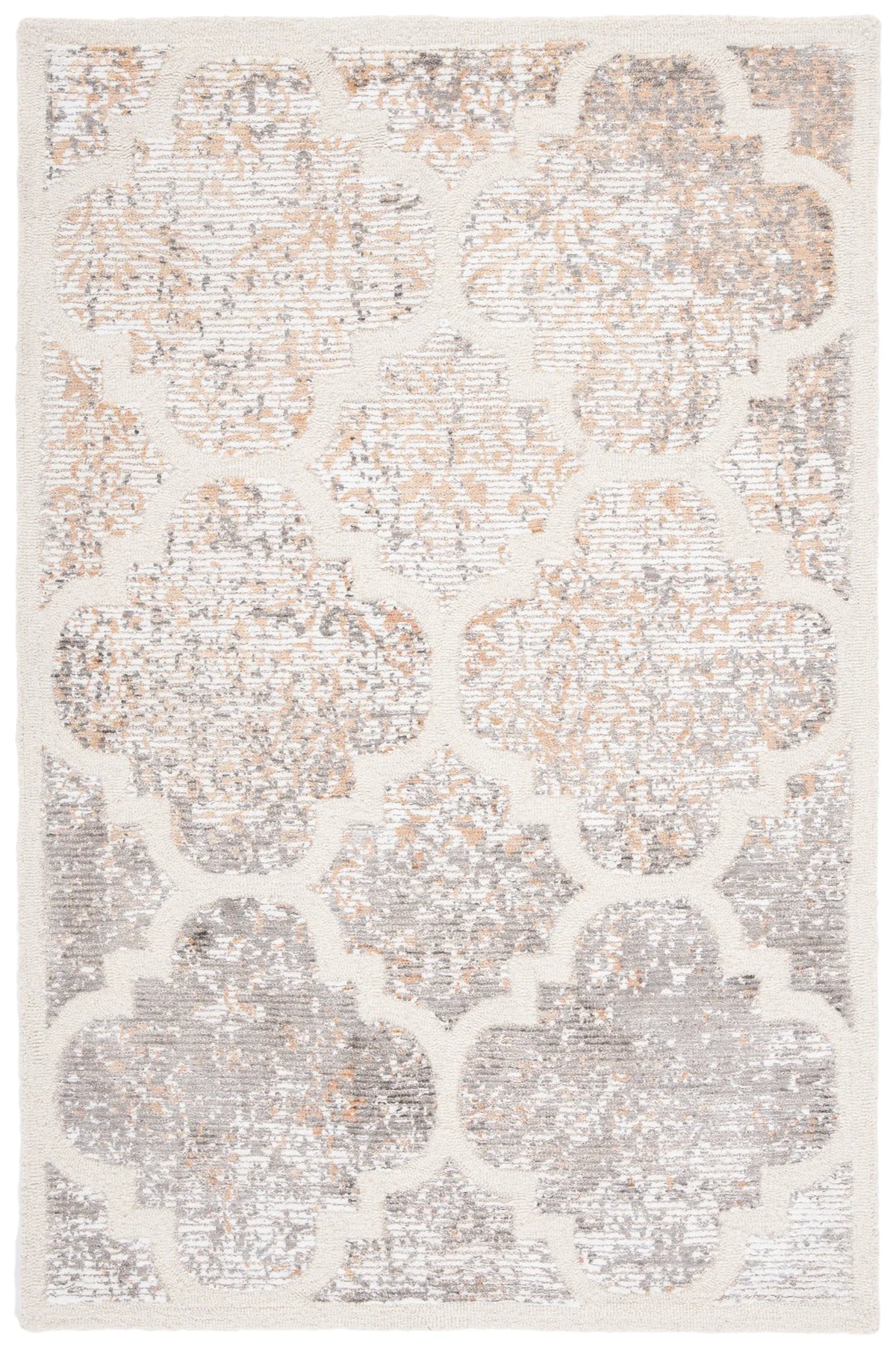 Safavieh Artistry 600 4'-0" x 6'-0" Rug in Ivory / Gold