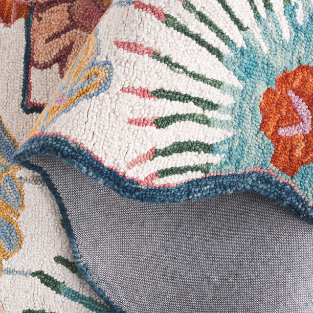 Safavieh Jardin 4'-0" x 6'-0" Rug in Ivory / Rust