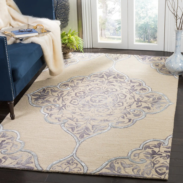 Safavieh Dip Dye 5'-0" x 8'-0" Rug in Beige / Blue