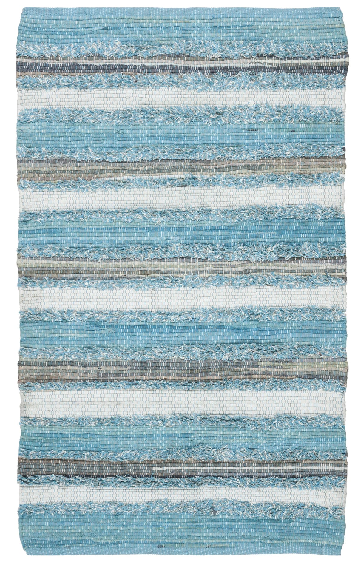 Safavieh Montauk 3'-0" x 5'-0" Rug in Aqua / Multi