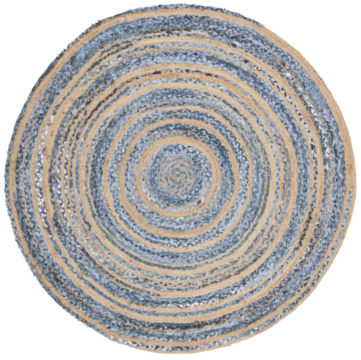 Safavieh Cape Cod 5'-0" x 5'-0" Rug in Blue / Natural