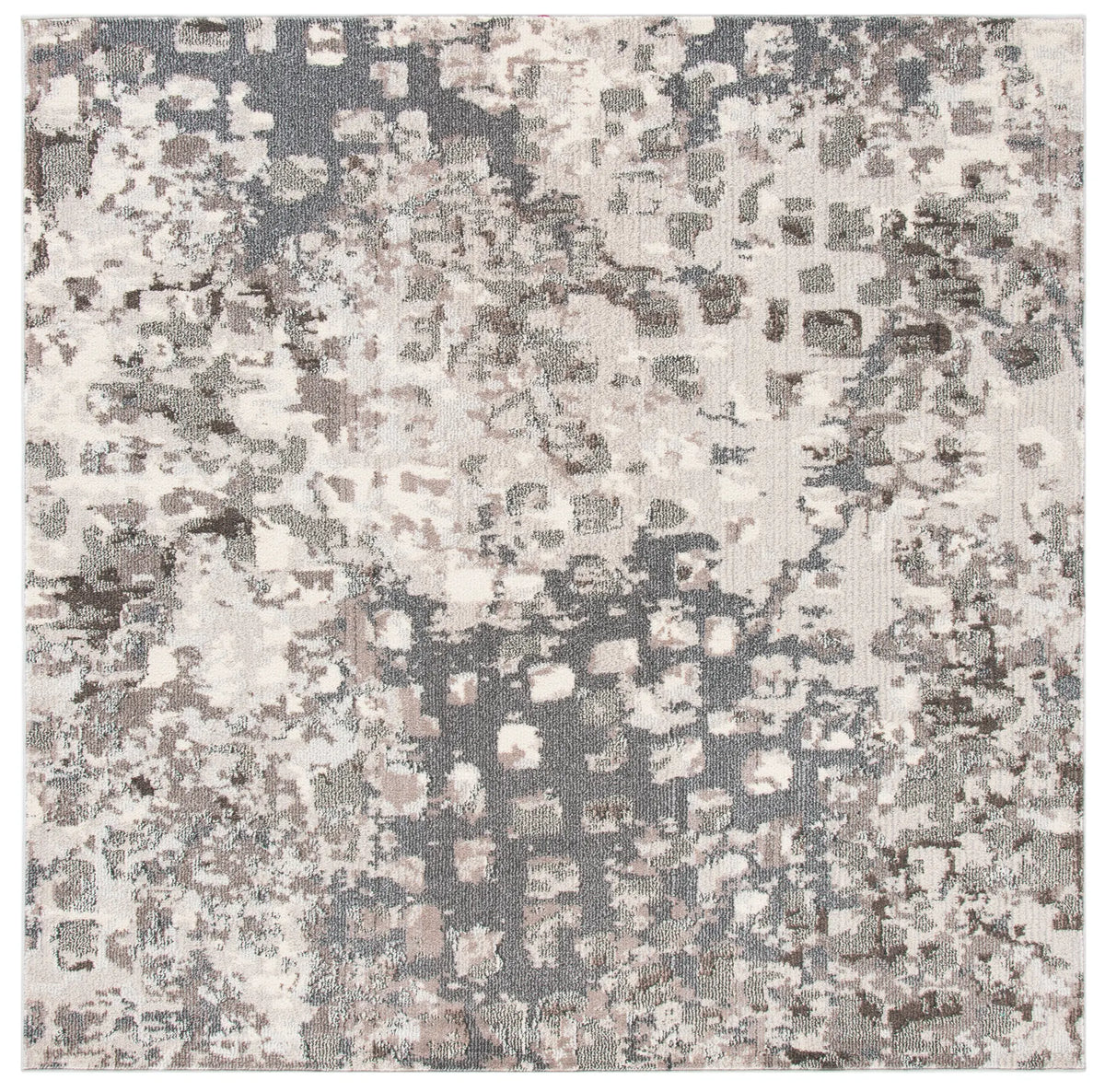 Safavieh Madison 6'-7" x 6'-7" Rug in Grey / Beige