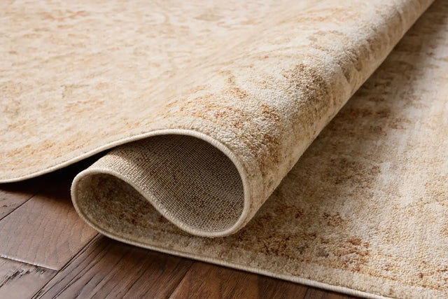 Chris Loves Julia x Loloi Palma PLM-04 Natural / Spice Rug - pile height