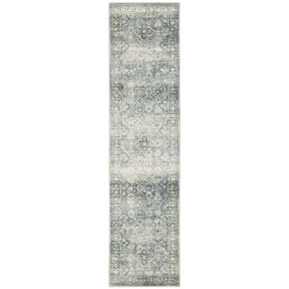 Oriental Weavers Savoy 28106 Blue/ Ivory Rug - runner