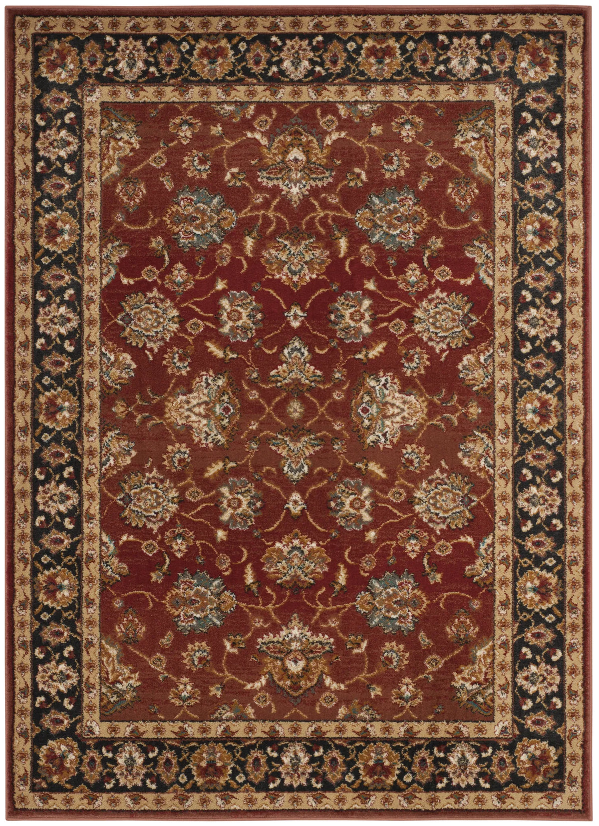 Safavieh Summit 4'-0" x 6'-0" Rug in Red / Dark Grey