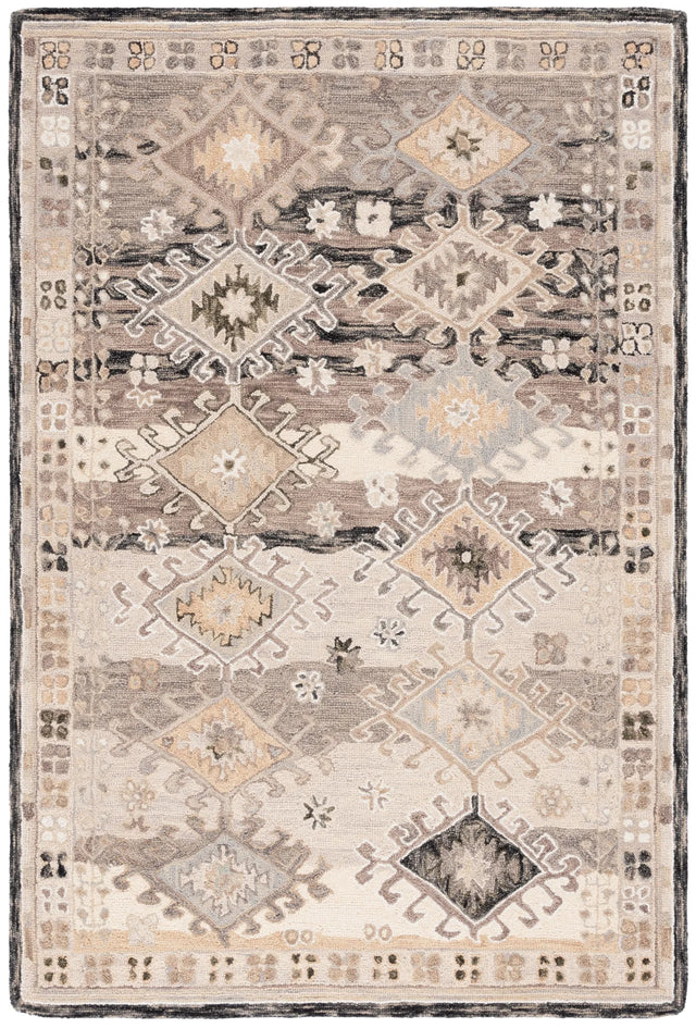 Safavieh Aspen 4'-0" x 6'-0" Rug in Charcoal / Beige