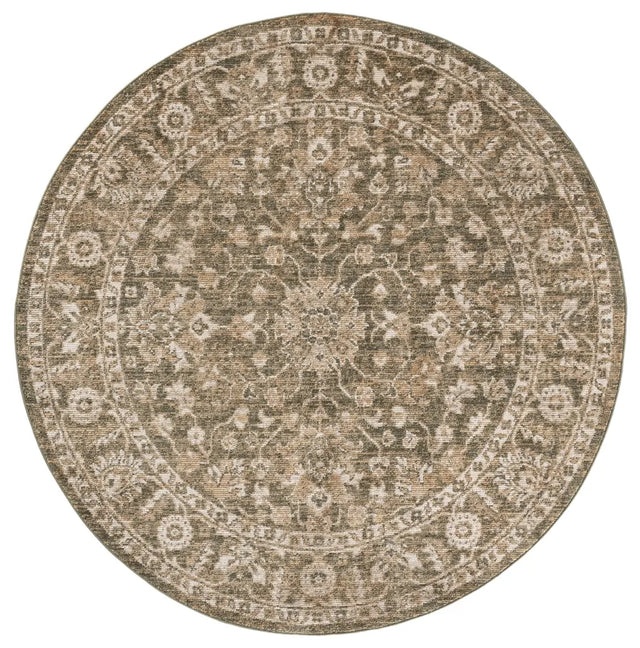 Safavieh Hazel 500 6'-0" x 6'-0" Rug in Green / Beige