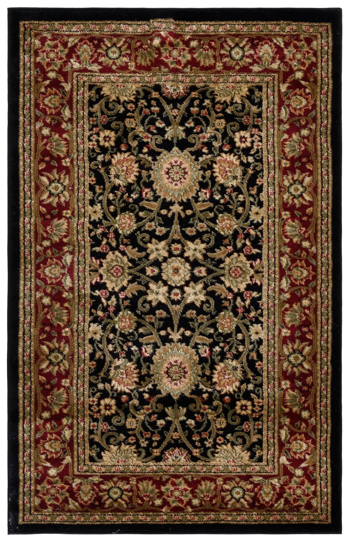 Safavieh Lyndhurst 3'-3" x 5'-3" Rug in Black / Red