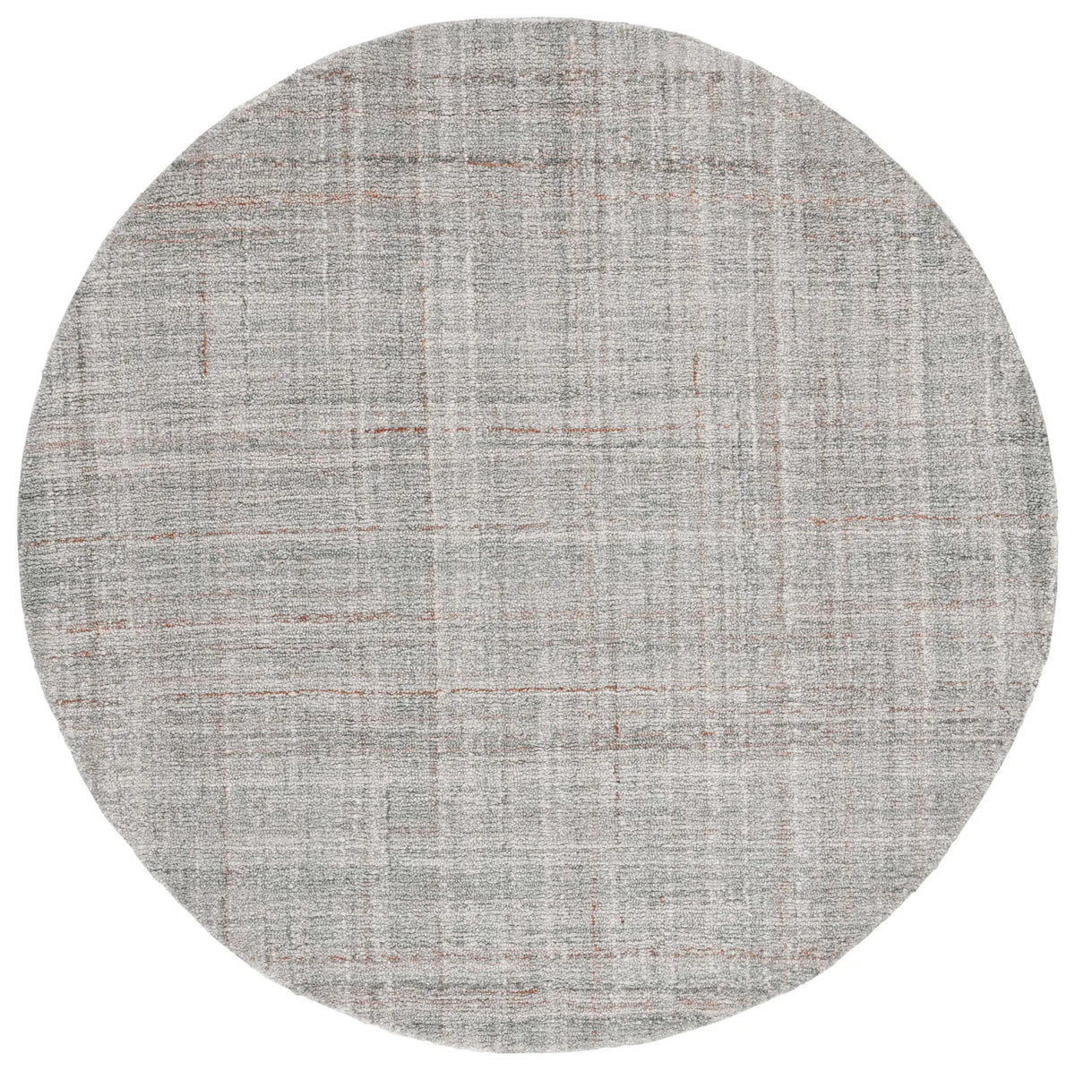 Safavieh Abstract 6'-0" x 6'-0" Rug in Grey / Rust