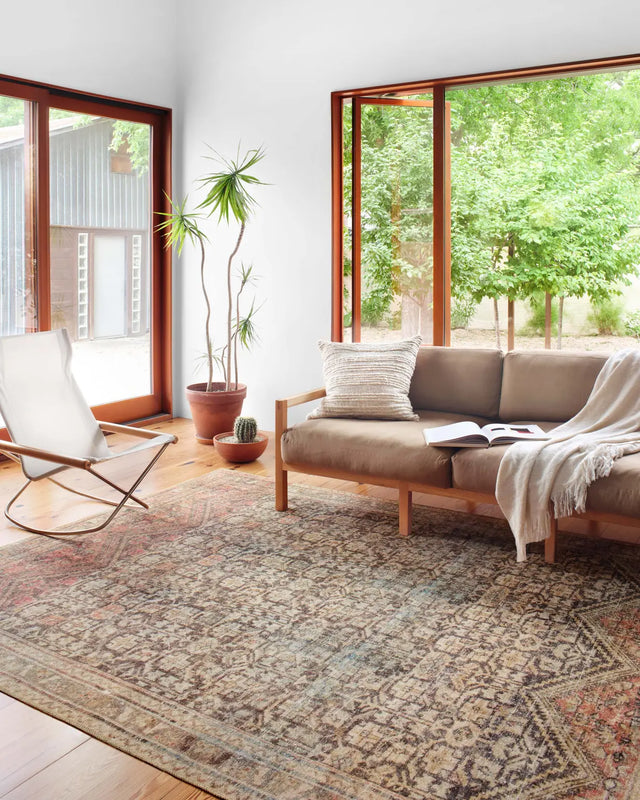 Loloi Loren Lq-17 Charcoal/Multi Rugs - room scene 1