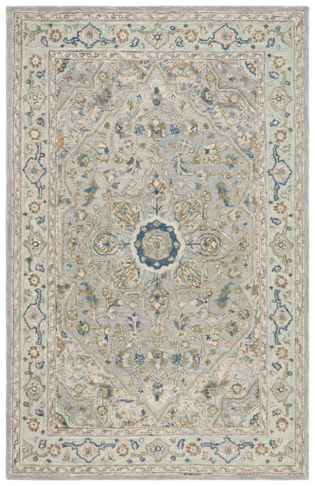 Safavieh Heritage 4'-0" x 6'-0" Rug in Ivory / Blue