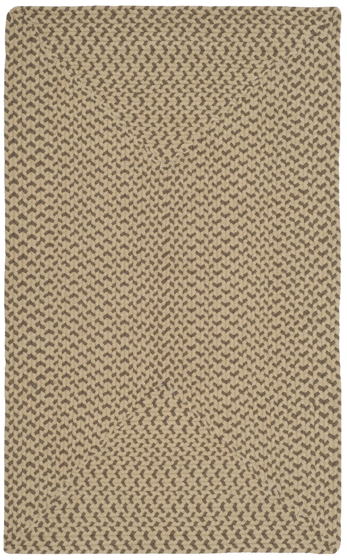 Safavieh Braided 2'-6" x 4'-0" Rug in Beige / Brown