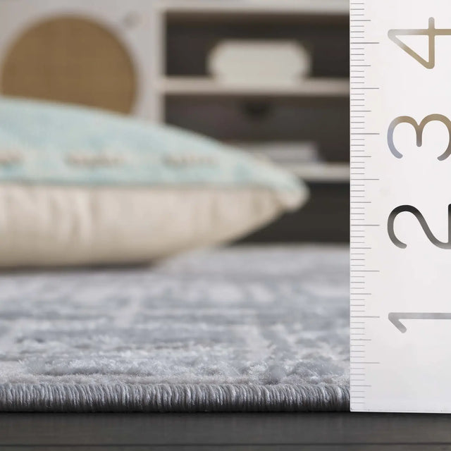 Safavieh Saylor 100 4'-0" x 6'-0" Rug in Ivory / Light Grey