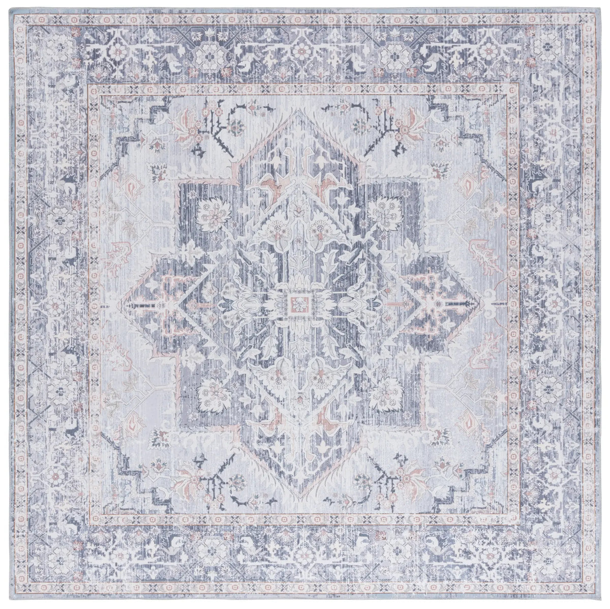 Safavieh Arizona 6'-0" x 6'-0" Rug in Grey / Light Grey