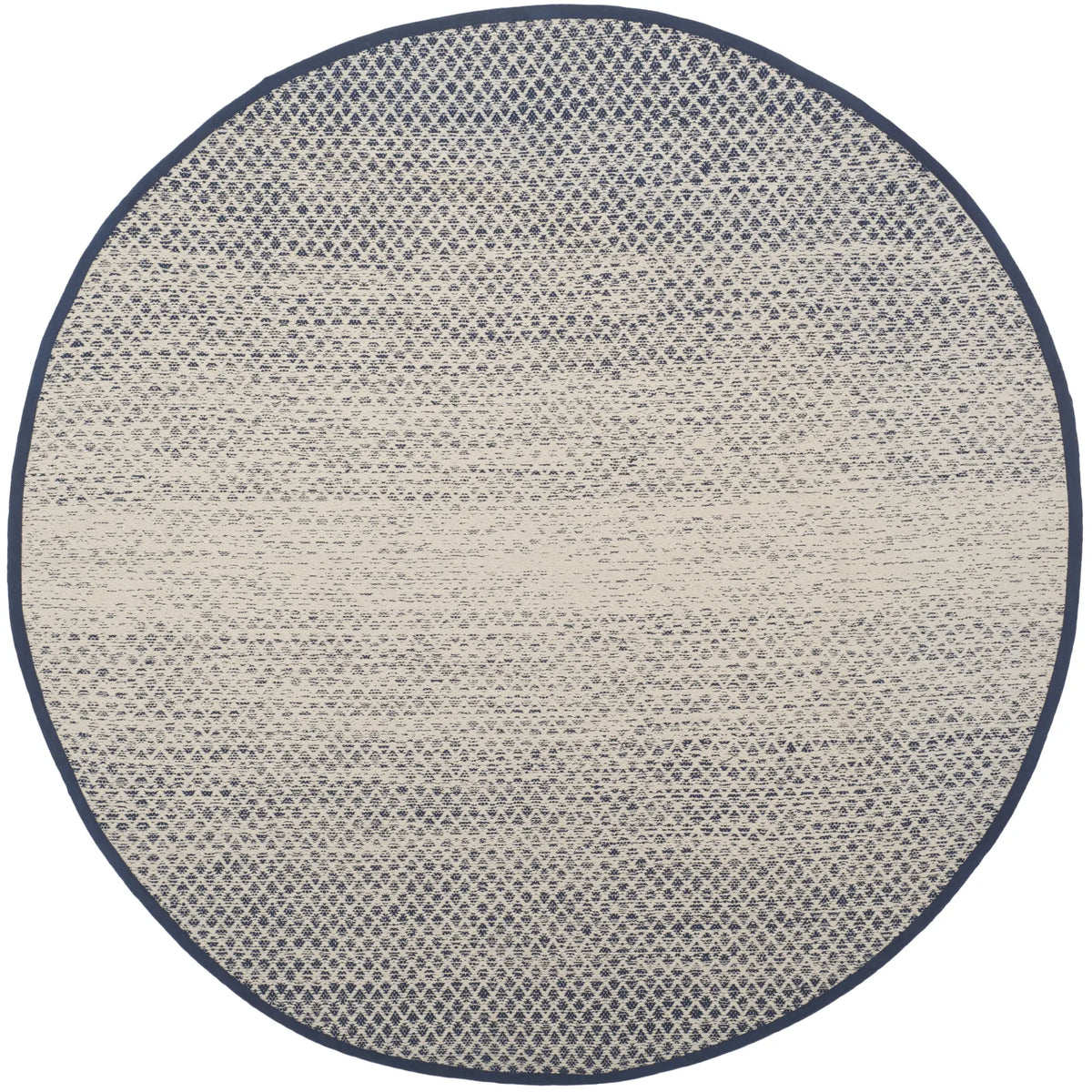 Safavieh Montauk 6'-0" x 6'-0" Rug in Navy / Ivory