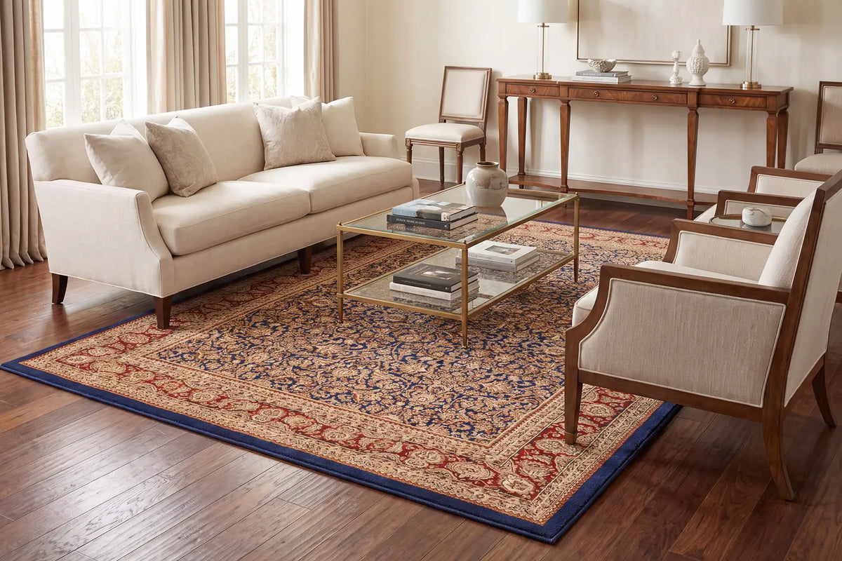 Dynamic Rugs Legacy 58004 Navy Rugs - Room