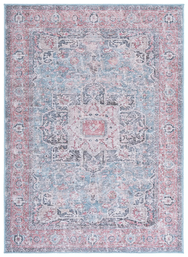 Safavieh Vintage Heriz 800 5'-3" x 7'-6" Rug in Blue / Red