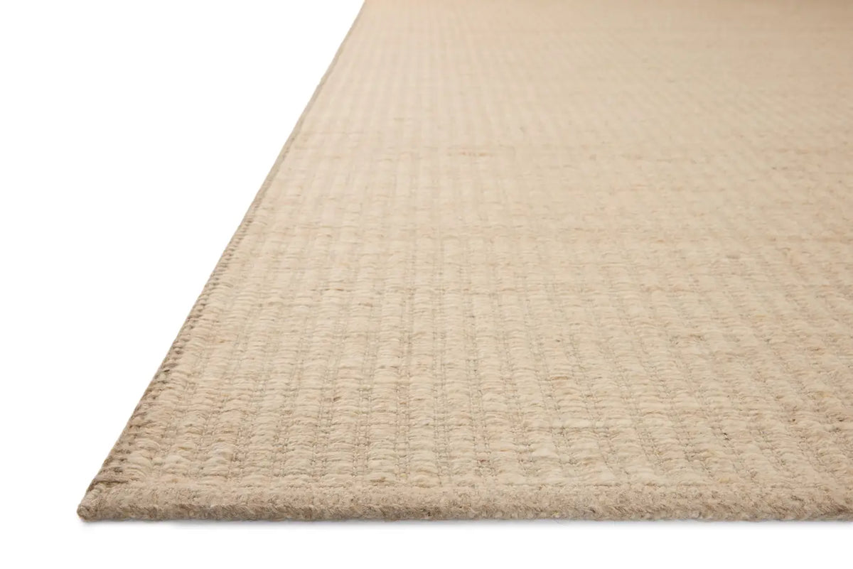 Loloi Elma ELM-01 Contemporary Hand Woven Bone Rug - rug corner