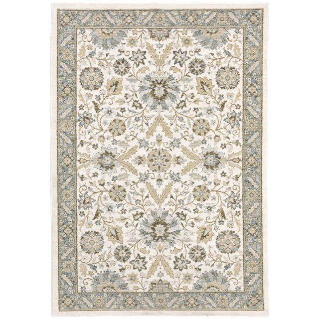 Oriental Weavers Sphinx Andorra 8918I Stone / Ivory Rugs - main flat