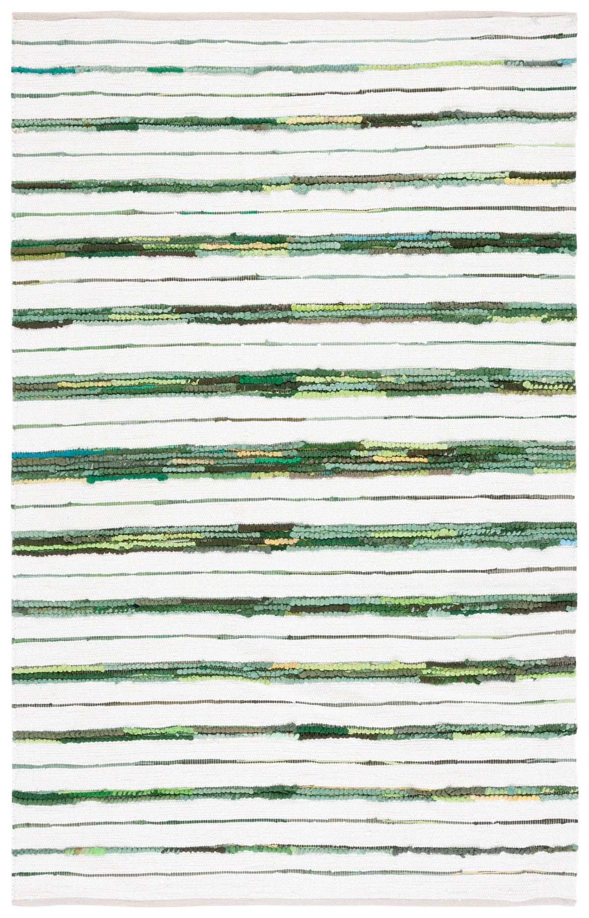 Safavieh Montauk 4'-0" x 6'-0" Rug in Green / Ivory